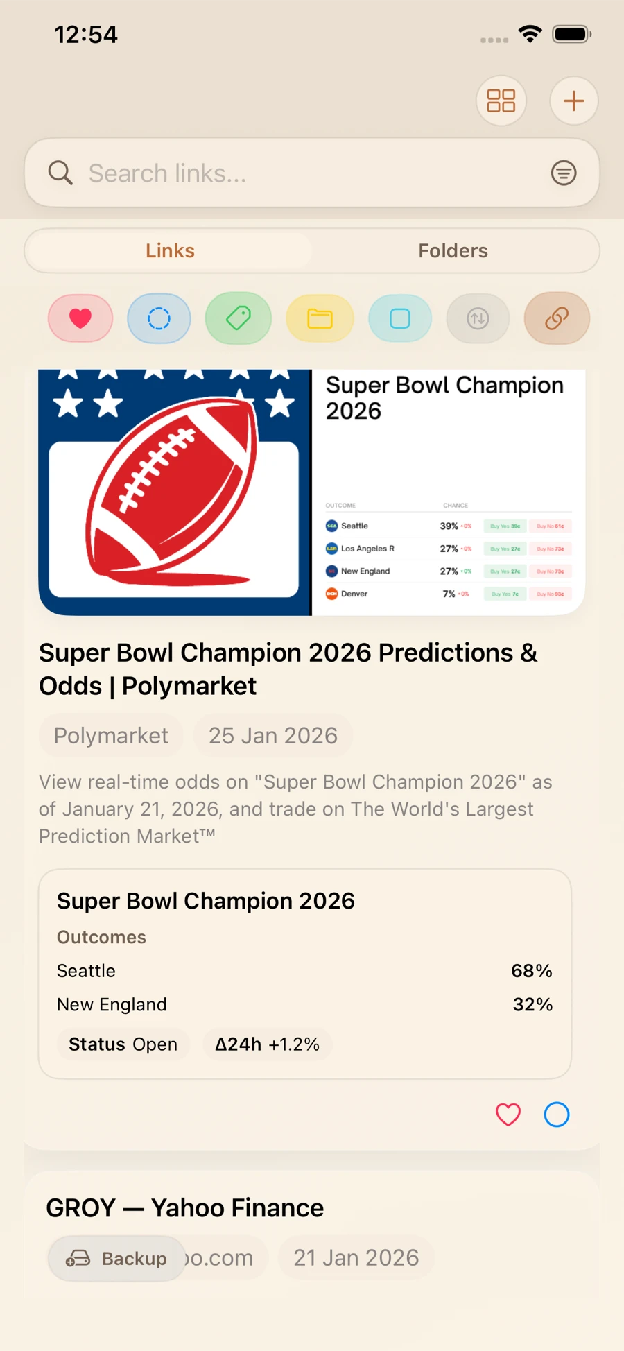LinkBook smart card preview details
